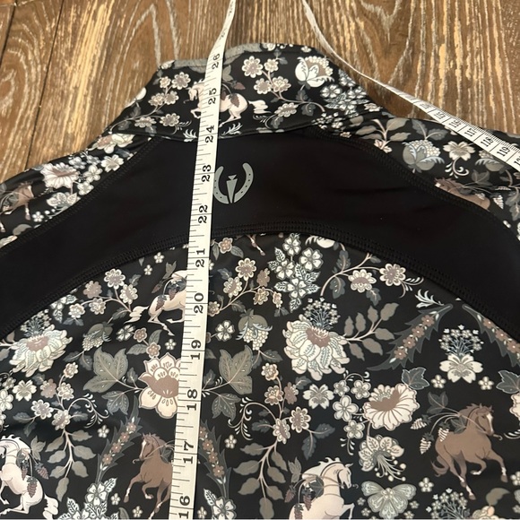 Kerrits Black and Gray Floral Long Sleeve Top - Picture 6 of 14